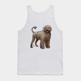 Dog - Portuguese Water Dog - Brown Lion Cut Tank Top